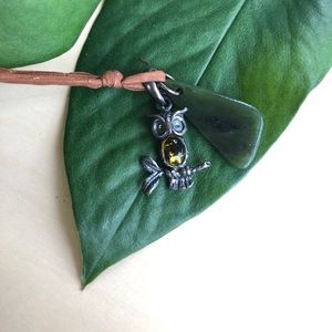 Cute owl necklace